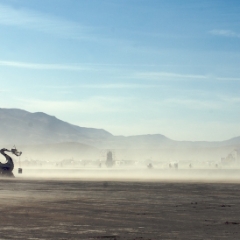 Burning Man landscape