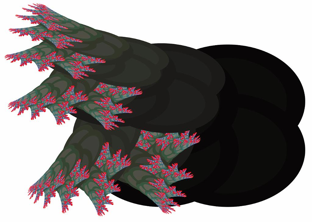 Fractals and PostScript photograph. Download <a href='/design/fractalfiles/MushroomCloud7.ps'>the PostScript file</a>.  See <a href='/design/fractalslarge/MushroomCloud7.jpg'>the larger size</a>.