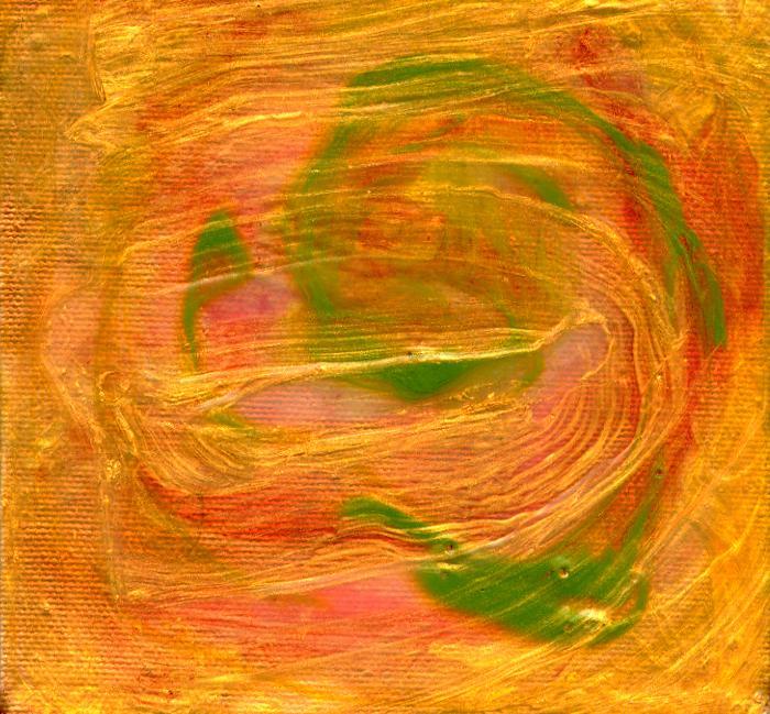 Abstract acrylic paintings photograph. 5x5 inches on stretched canvas. 