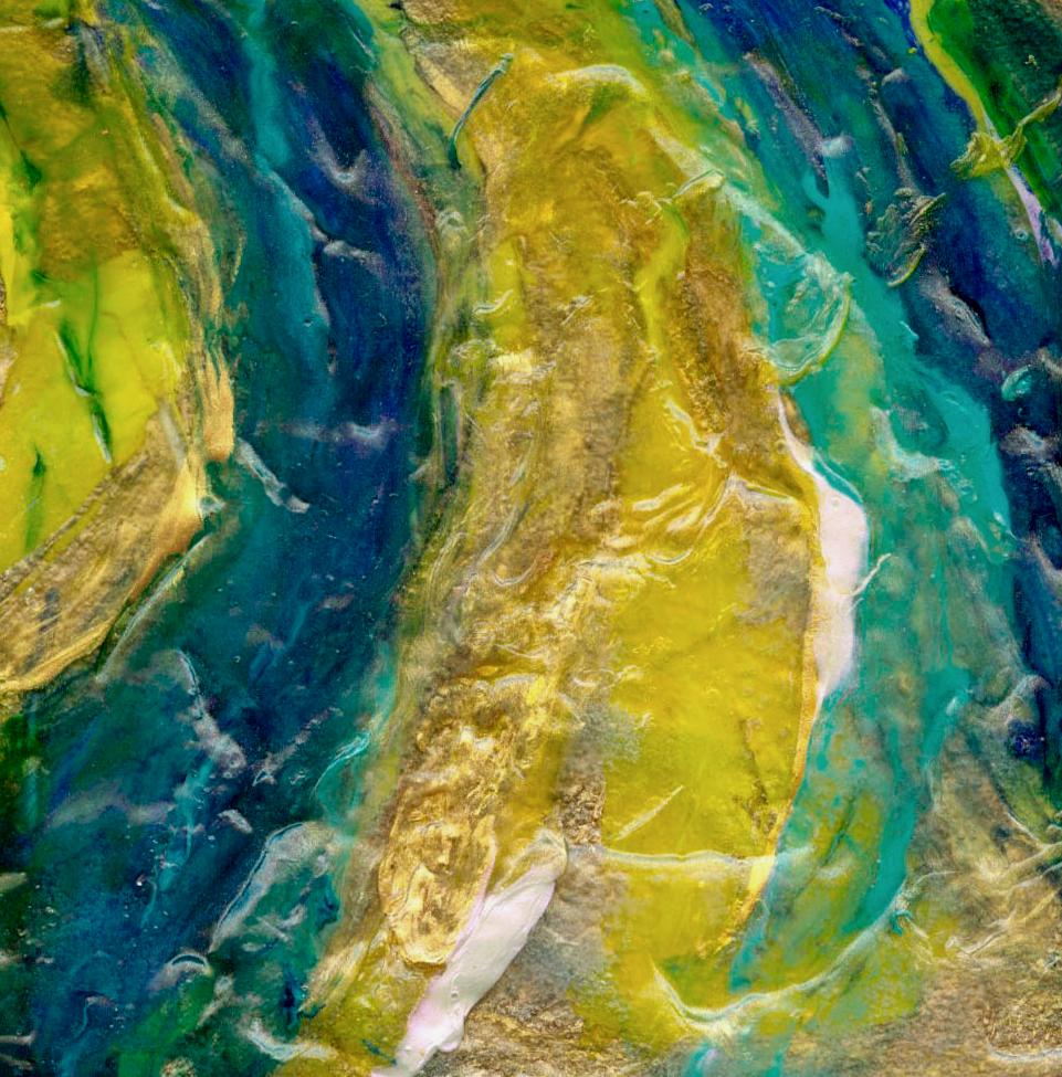 Abstract acrylic paintings photograph. 5x5 inches on stretched canvas.