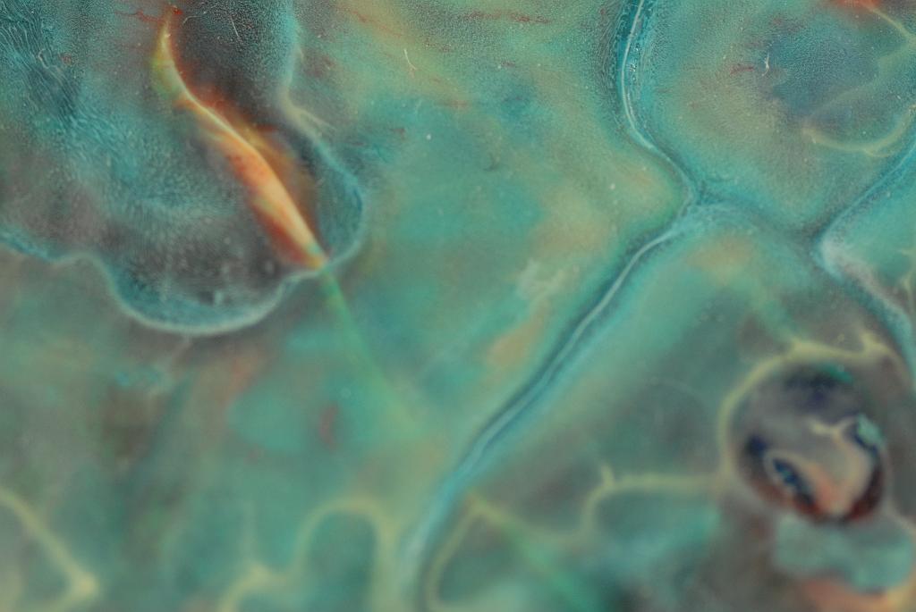 Extreme close-up macros of abstract acrylic paintings photograph. 