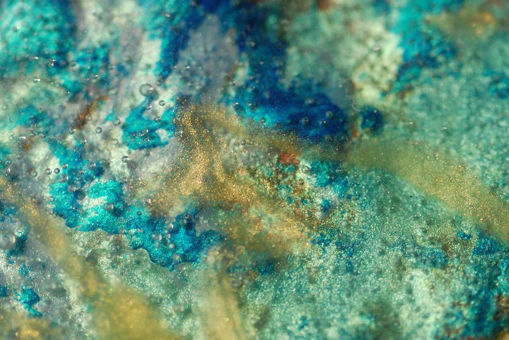 Extreme close-up macros of abstract acrylic paintings photograph. 