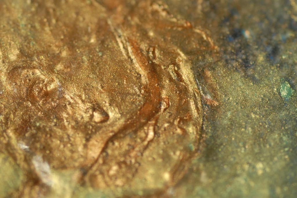 Extreme close-up macros of abstract acrylic paintings photograph. 