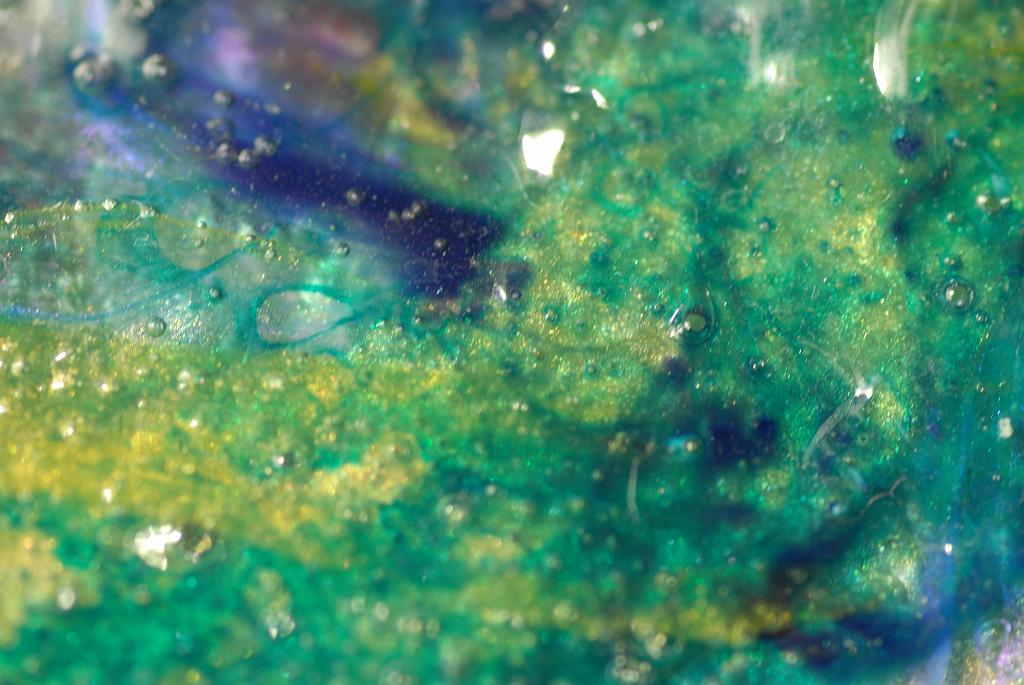 Extreme close-up macros of abstract acrylic paintings photograph. 