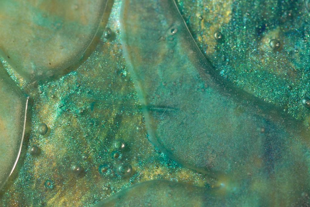 Extreme close-up macros of abstract acrylic paintings photograph. 