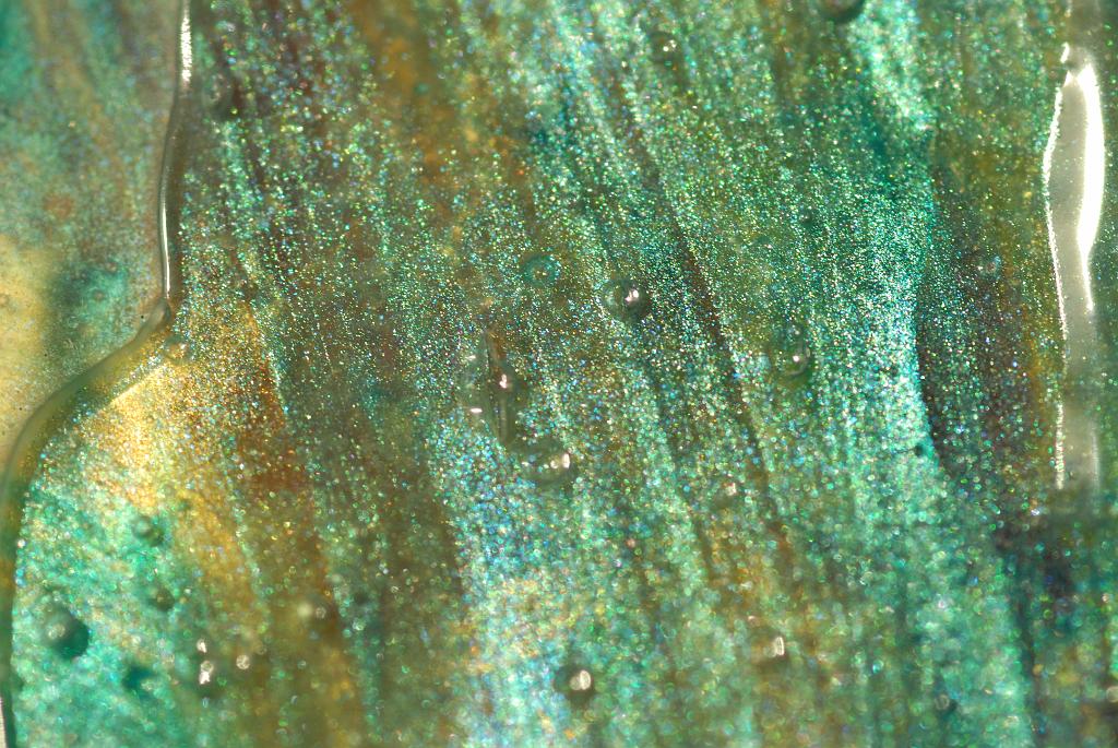 Extreme close-up macros of abstract acrylic paintings photograph. 