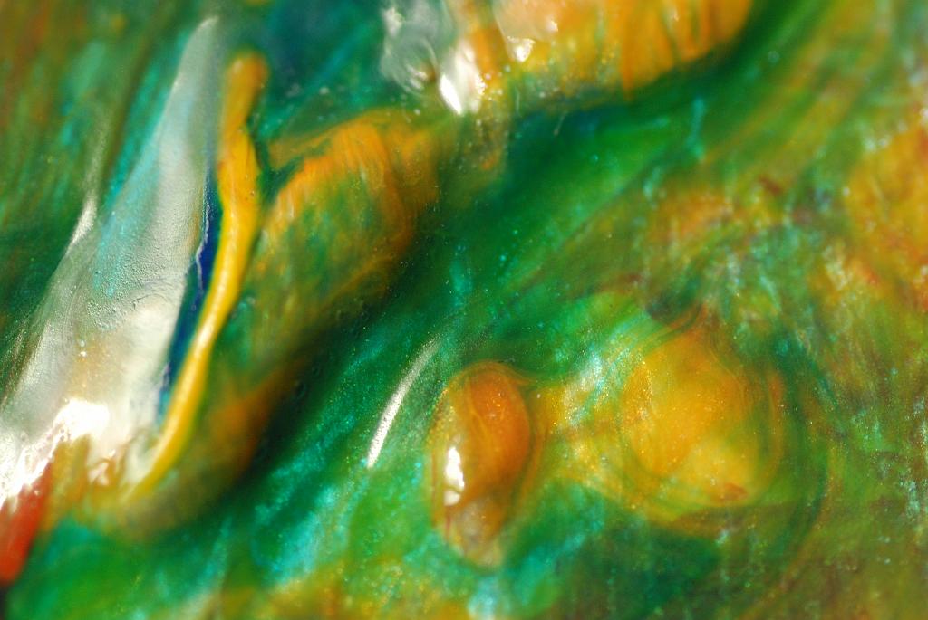 Extreme close-up macros of abstract acrylic paintings photograph. 