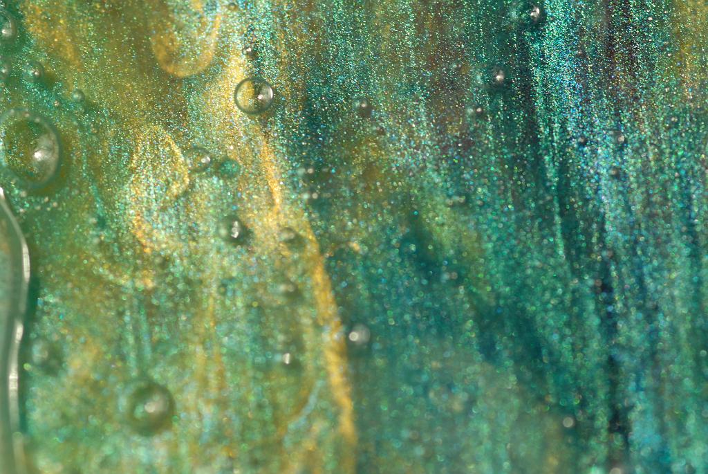 Extreme close-up macros of abstract acrylic paintings photograph. 