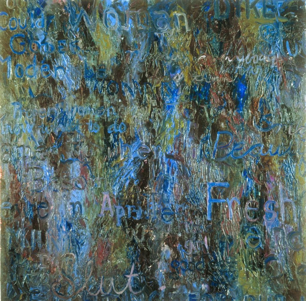 Abstract oil paintings photograph. 24x24 inches oil on canvas