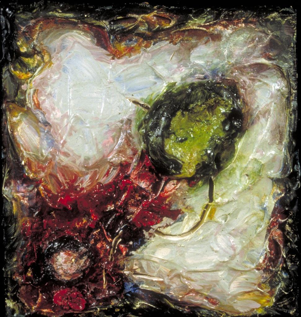 Abstract oil paintings photograph. 5x5 inches oil on wood