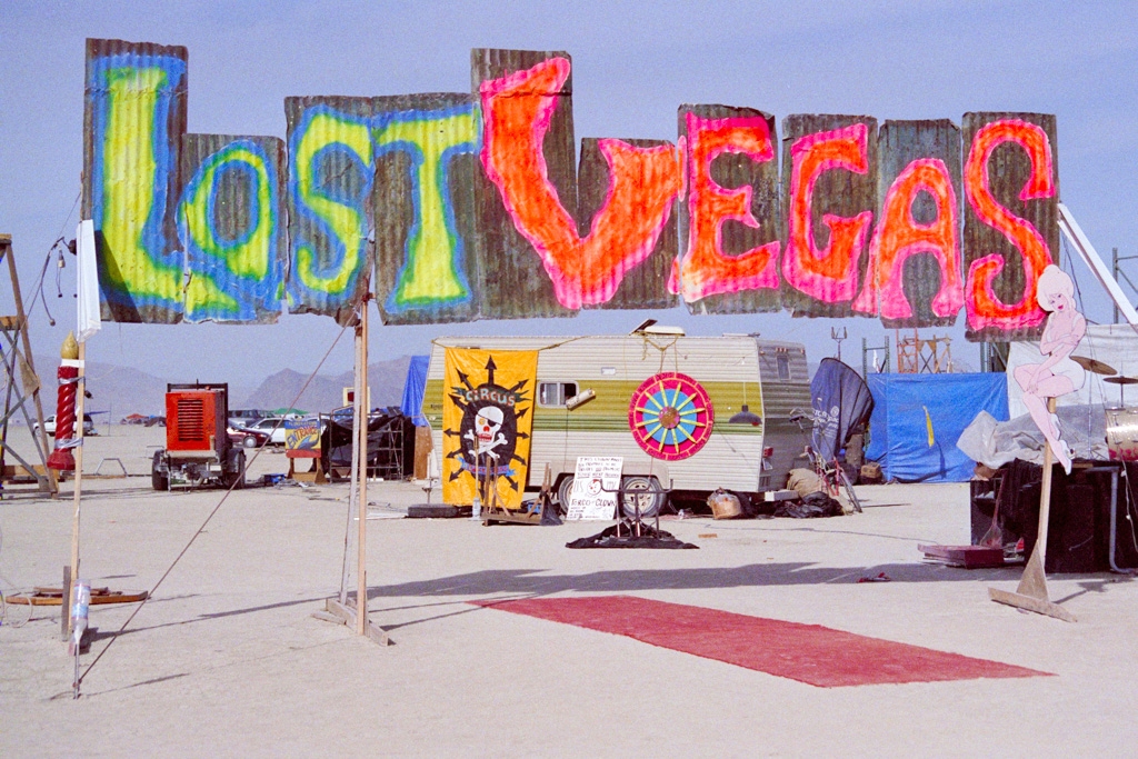Burning Man 1996 photograph. 