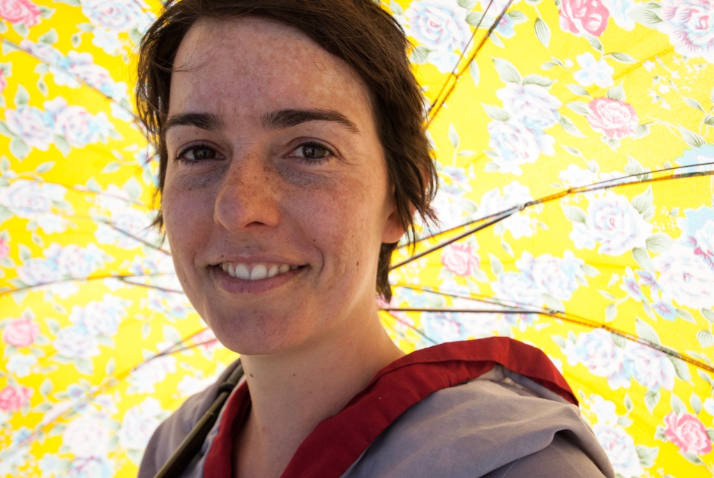 Burning Man 2007 photograph. I love the soft light that the umbrella gives.
