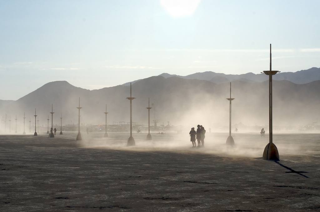 Burning Man 2009 photograph. 