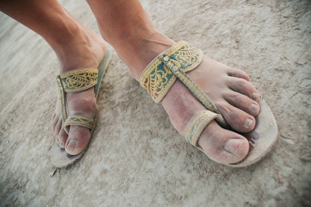 Feet and Shoes photograph. I think this woman's feet are gorgeous. I love the intricate sandals.