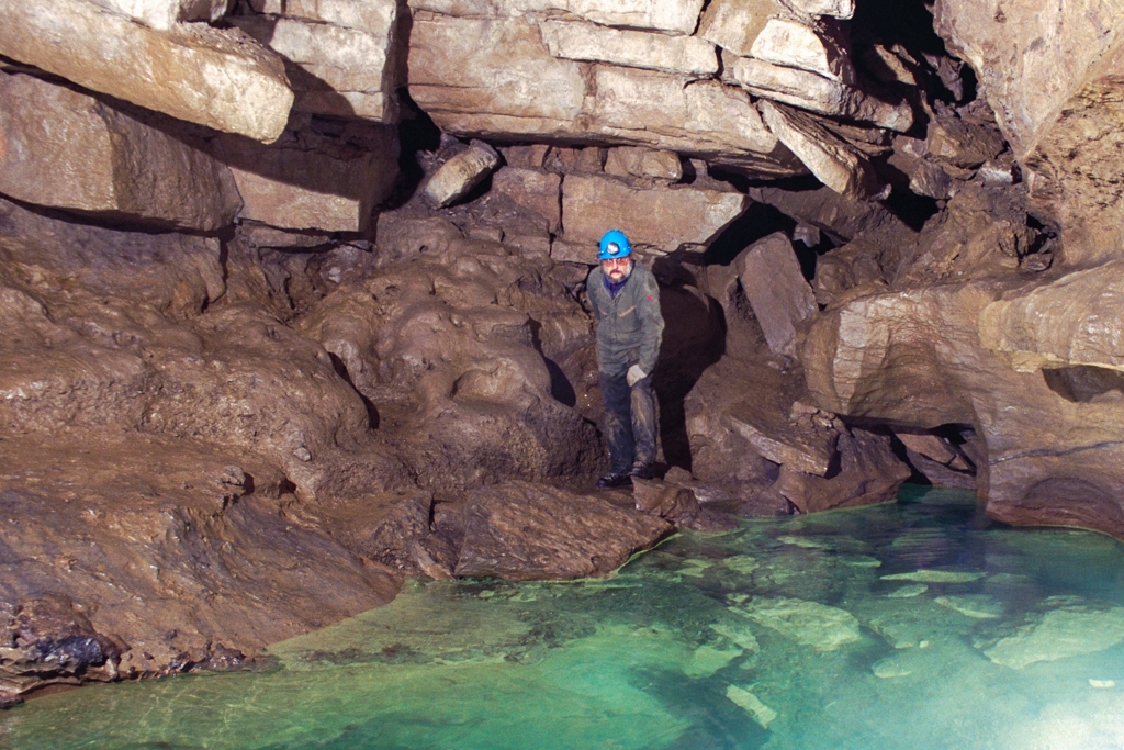 Clarksville Cave, New York photograph. I don't remember why we called him Dr. Science.