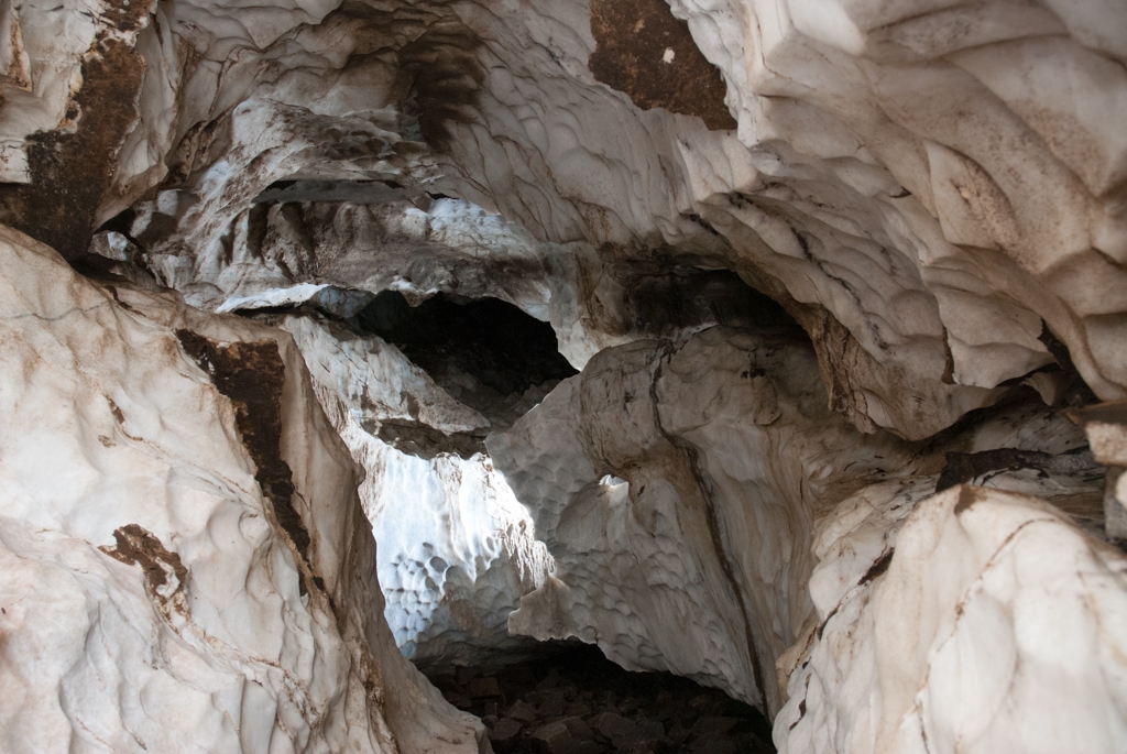 Mineral King, California photograph. The interior of one of the Mineral King caves. Nice sculpted marble, lit by a few electronic strobes.