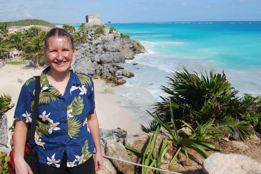 Mexico Caves & Cenotes photograph. Ruins by the beach in Tulum. There were an absurd number of iguanas.