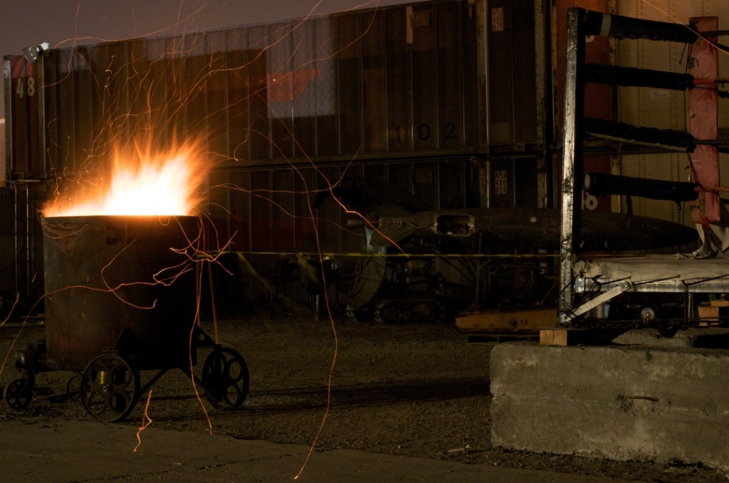 Colorful things photograph. Sparkly! NIMBY fire.