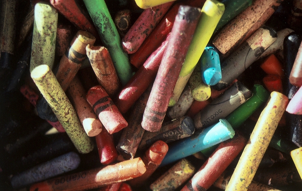 Crayons photograph. More crayons.