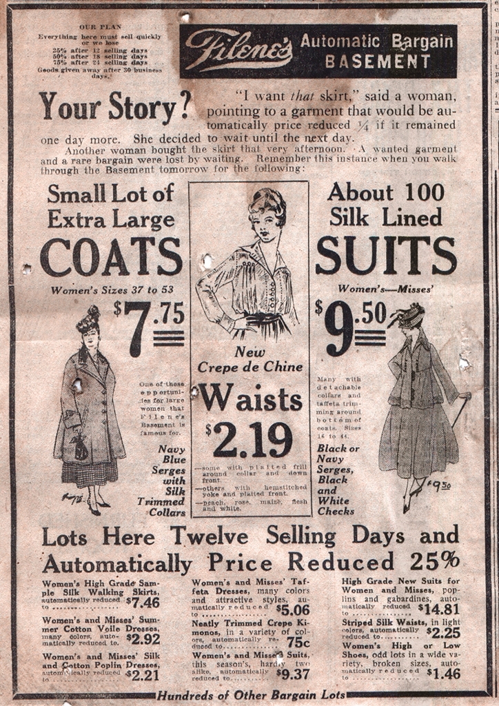 1916 Boston newspapers photograph. 