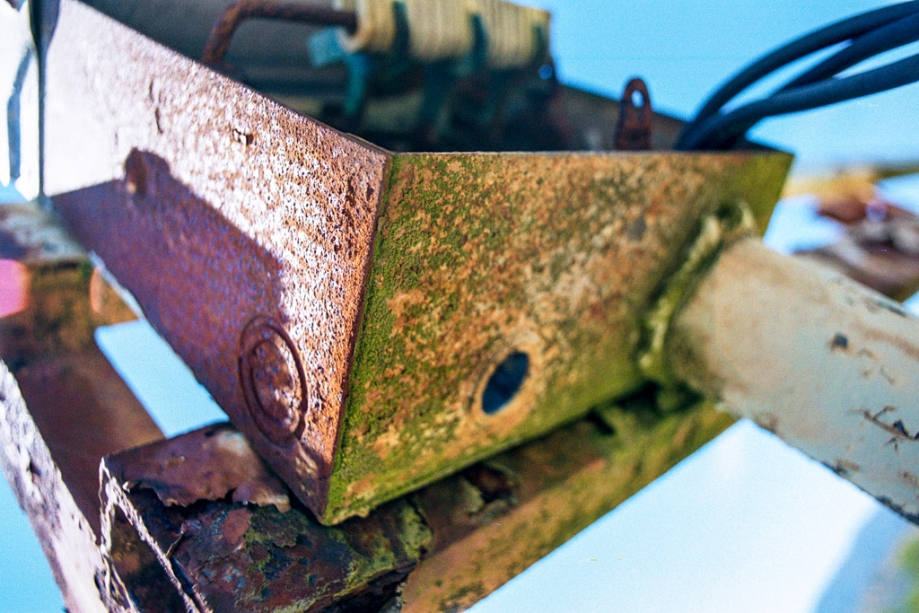 Rusty and abandoned photograph. I found some abandoned structures at the Marin Headlands. More interesting to me than the scenic view!