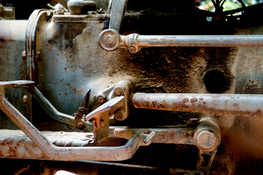 Rusty and abandoned photograph. 