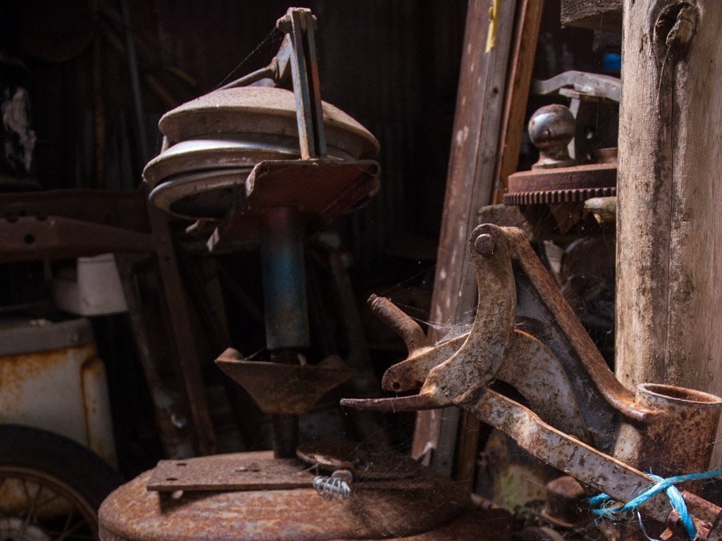 Rusty and abandoned photograph. 