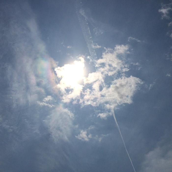 Sky, lightning and clouds photograph. 