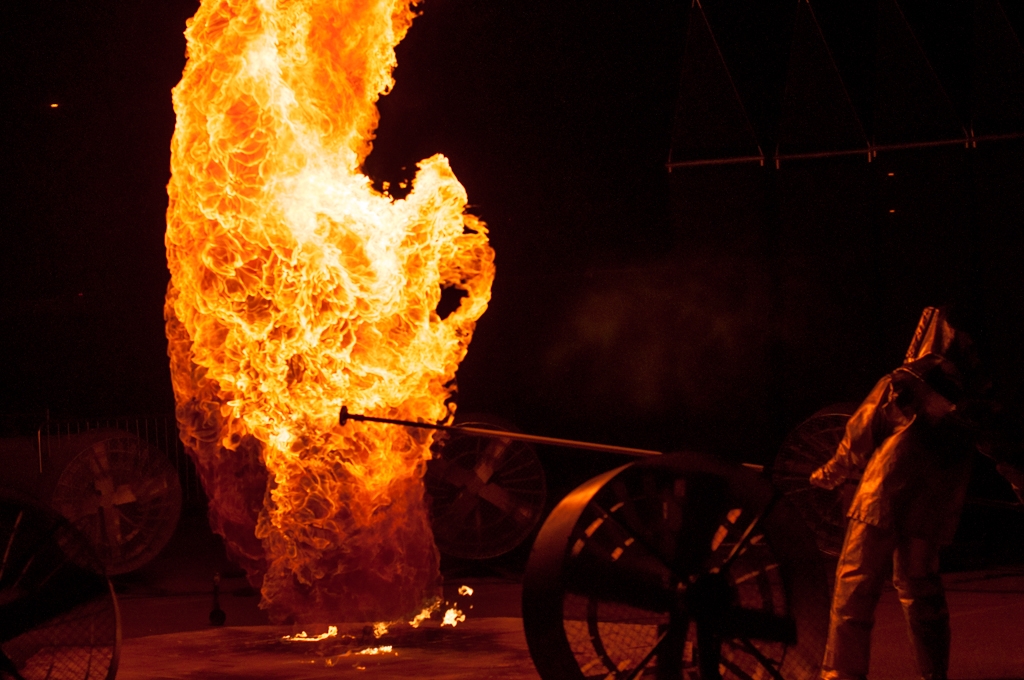 Fire Arts photograph. 