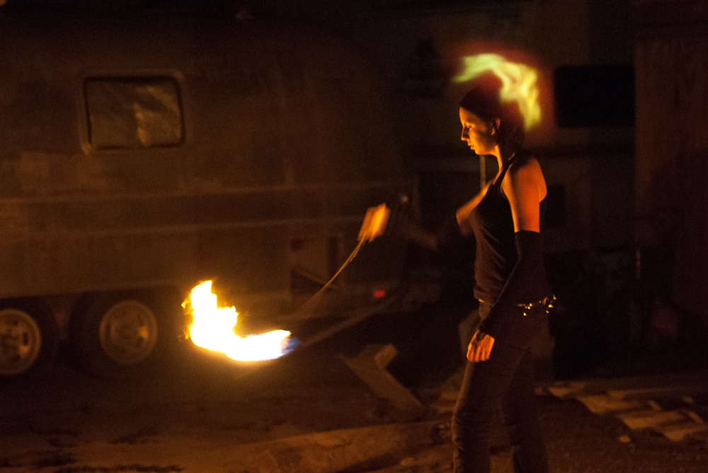 Fire Spinners photograph. 