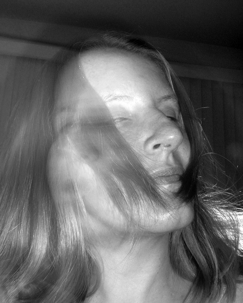 Flippy hair photograph. 