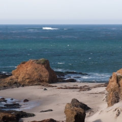 Big Sur ocean beach view