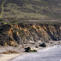 Cliff and ocean view