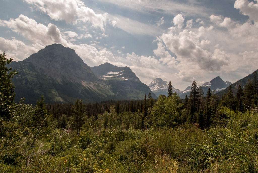 Glacier National Park, Montana photograph. There are many beautiful scenic landscapes in Glacier National Park. I was on <a href='http://www.nps.gov/glac/planyourvisit/goingtothesunroad.htm'>going-to-the-sun-road</a> when I took this photo.