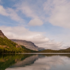 Reflections on a lake