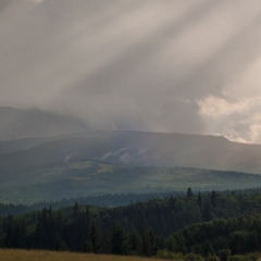 Dramatic sky over Montana