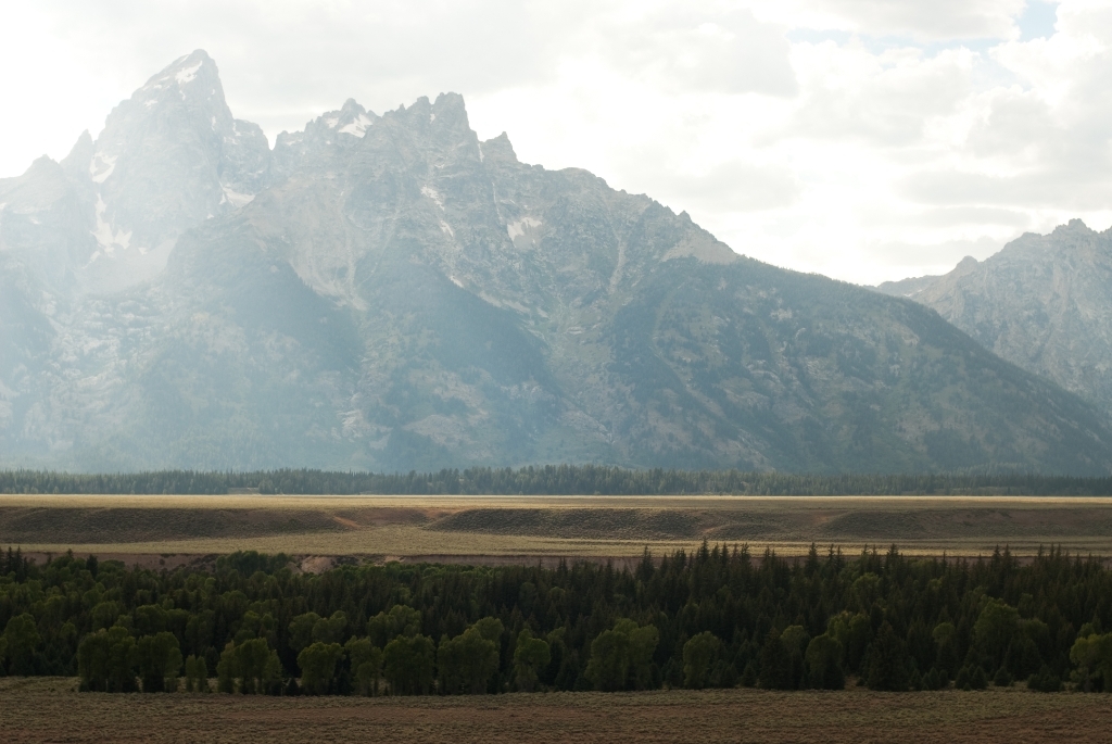 Grand Teton National Park, Wyoming photograph. Closer picture of the mountains