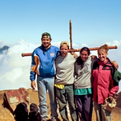 The summit of Volcano Acatenango!