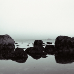 Rocks on the water at Lynn Beach