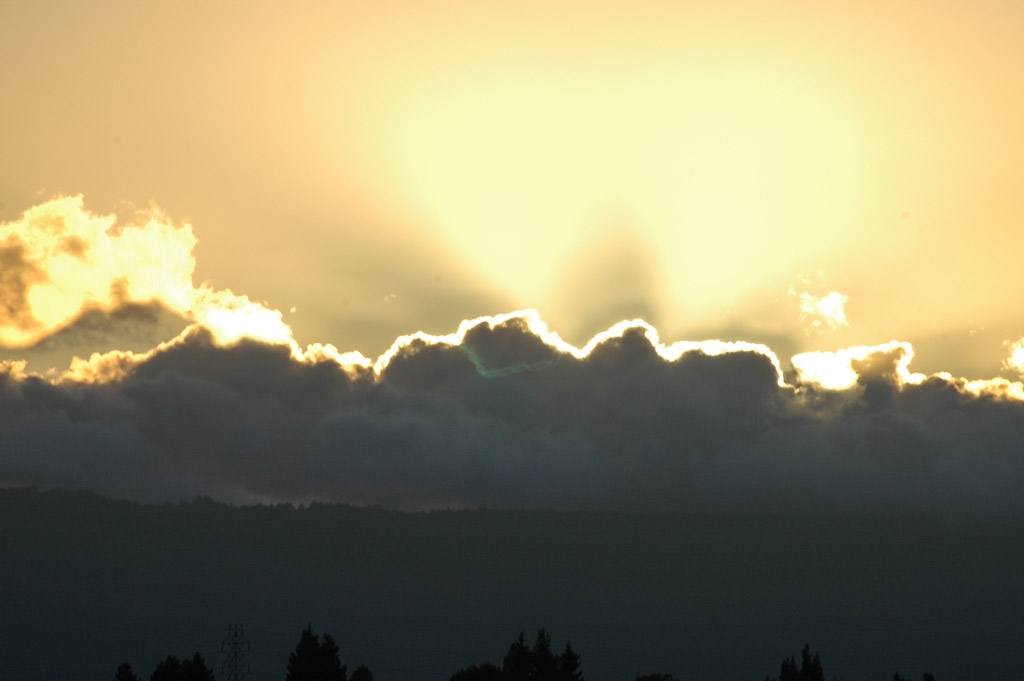 Bay Area Shoreline, California photograph. Sunset at the shoreline