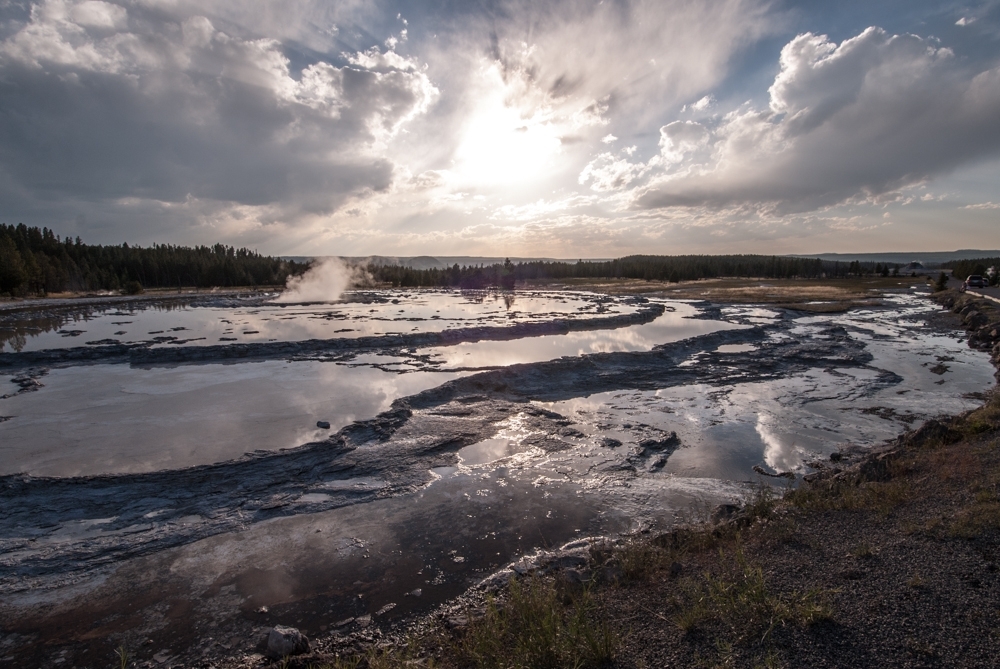Yellowstone National Park, Wyoming photograph. It smelled like sulfur.